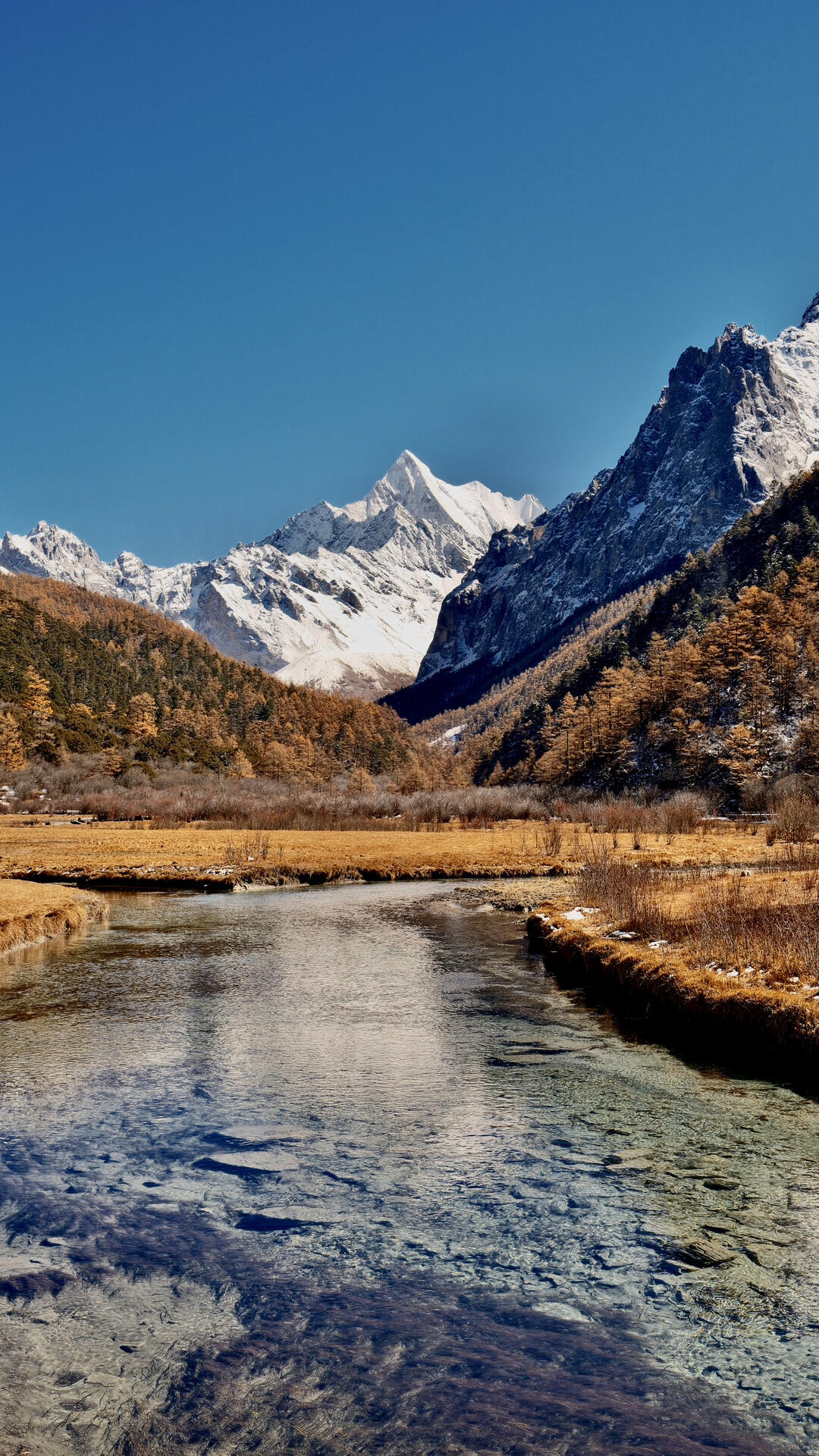 Picos sagrados de Daocheng Yading en el oeste de Sichuan